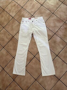 Ag Adriano Goldschmied Women’s White Bootcut Jeans